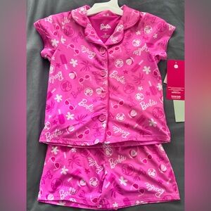 Barbie Pink Kids Pajama Set